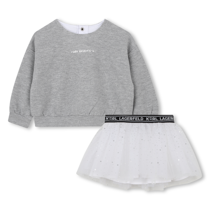 Ensemble sweat et jupe KARL LAGERFELD KIDS 
                    FILLE