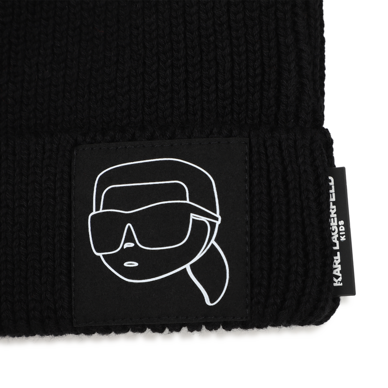 Bonnet en tricot KARL LAGERFELD KIDS 
                        GARCON