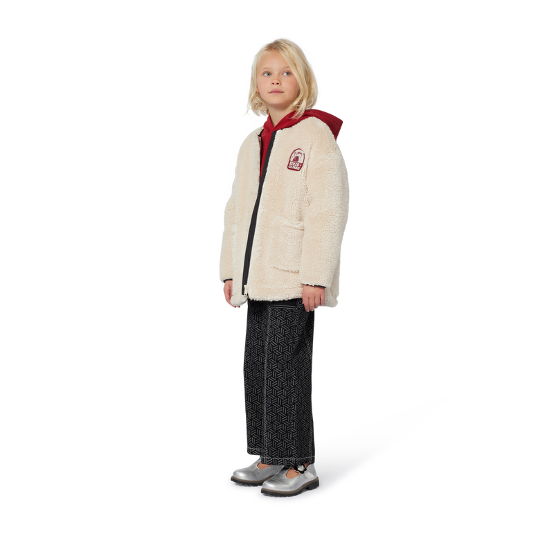 Manteau avec capuche amovible KENZO KIDS 
                    FILLE