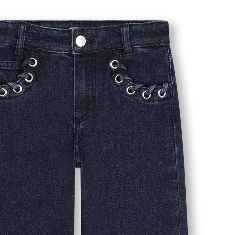 Jean ample à oeillets MICHAEL KORS 
                    FILLE