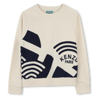 Sweat-shirt molletonn&eacute; coton KENZO KIDS 
                    GARCON