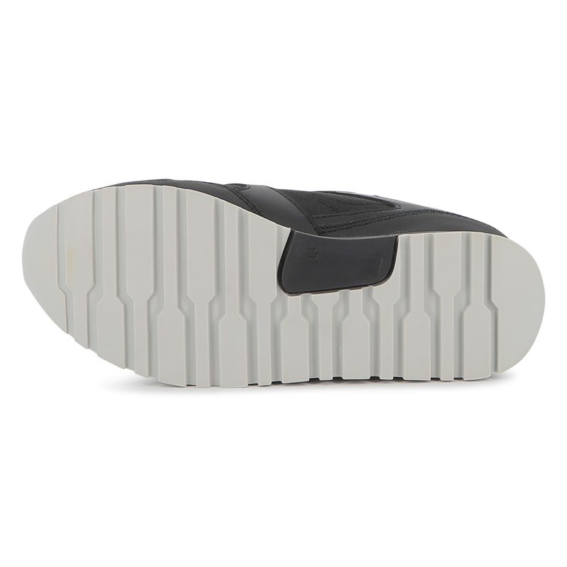 Baskets en simili et toile BOSS 
                        GARCON