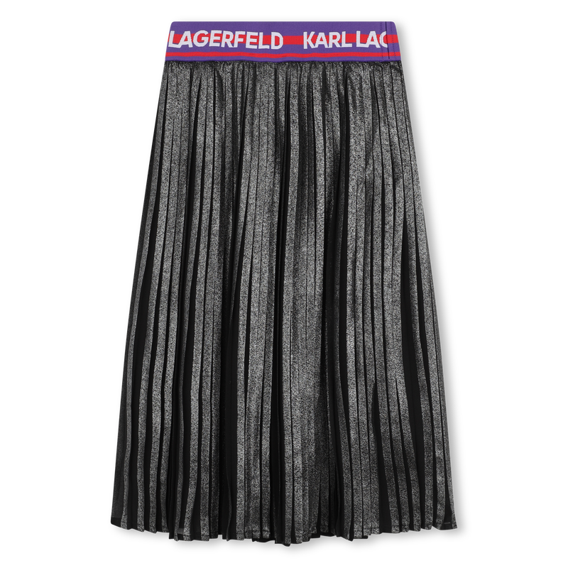 Jupe midi plissée KARL LAGERFELD KIDS 
                    FILLE