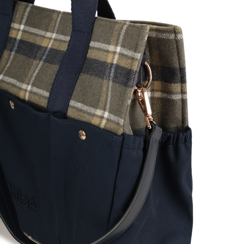 Sac à langer bi-matière CHLOE 
                        FILLE