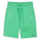 Bermuda de jogging en molleton, ISLAND GREEN, hi-res