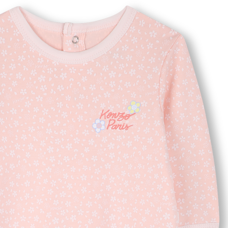 Pyjama pressionn&eacute; en coton KENZO KIDS 
                        FILLE