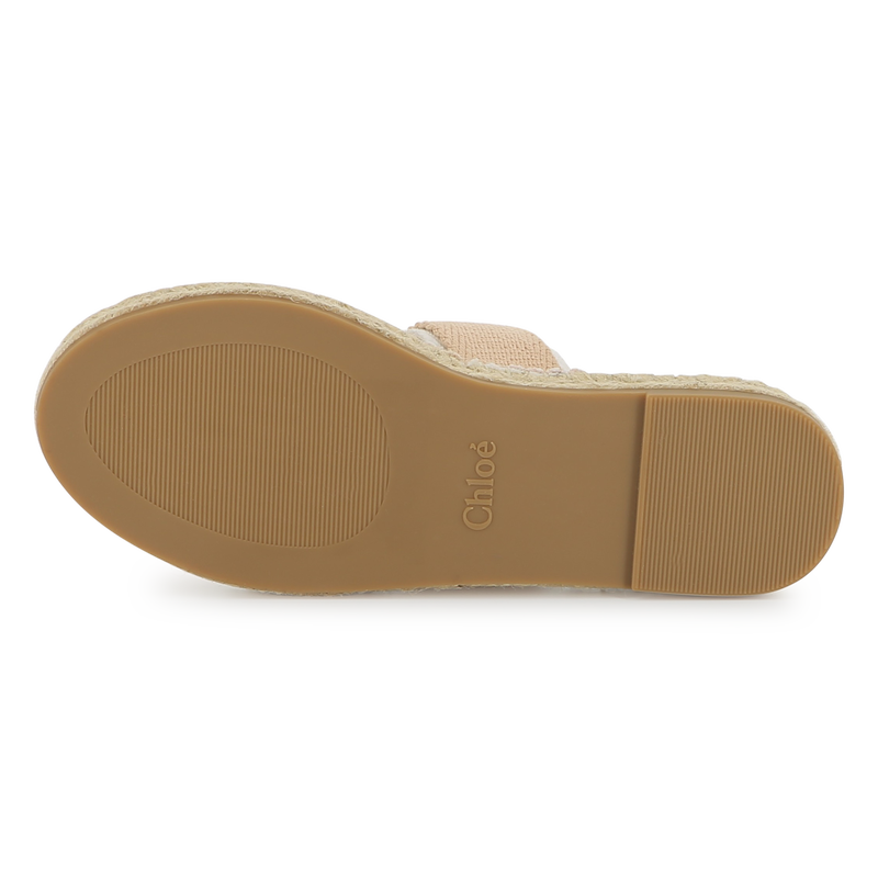 Sandales en toile et corde CHLOE 
                    FILLE