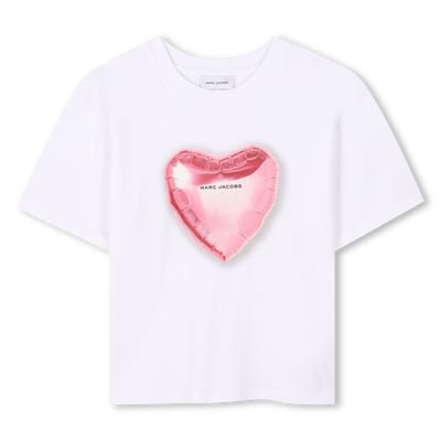 T-shirt de cérémonie en coton MARC JACOBS FILLE
