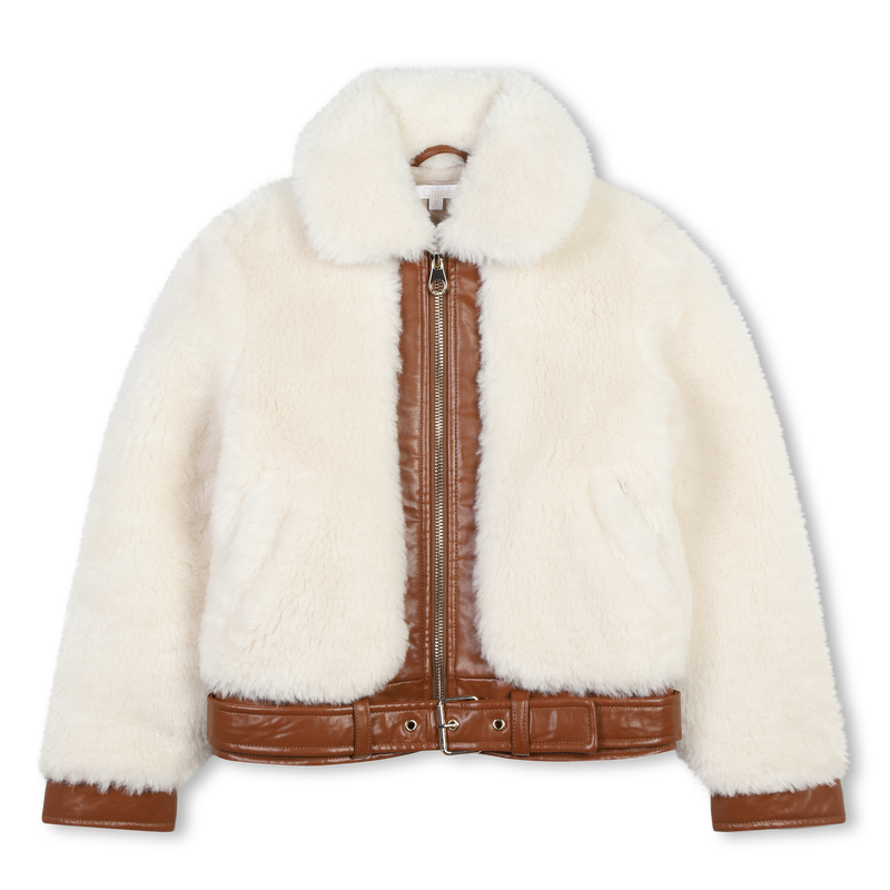 Blouson en tissu peluche CHLOE 
                    FILLE