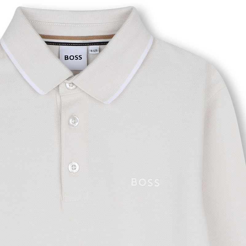 Polo manches longues BOSS 
                        GARCON