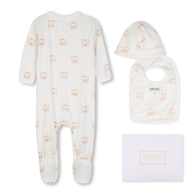 Ensemble pyjama, bonnet et bavoir KENZO KIDS GARCON