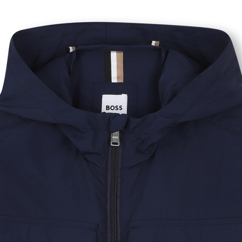 Coupe-vent zippé à capuche BOSS 
                    GARCON