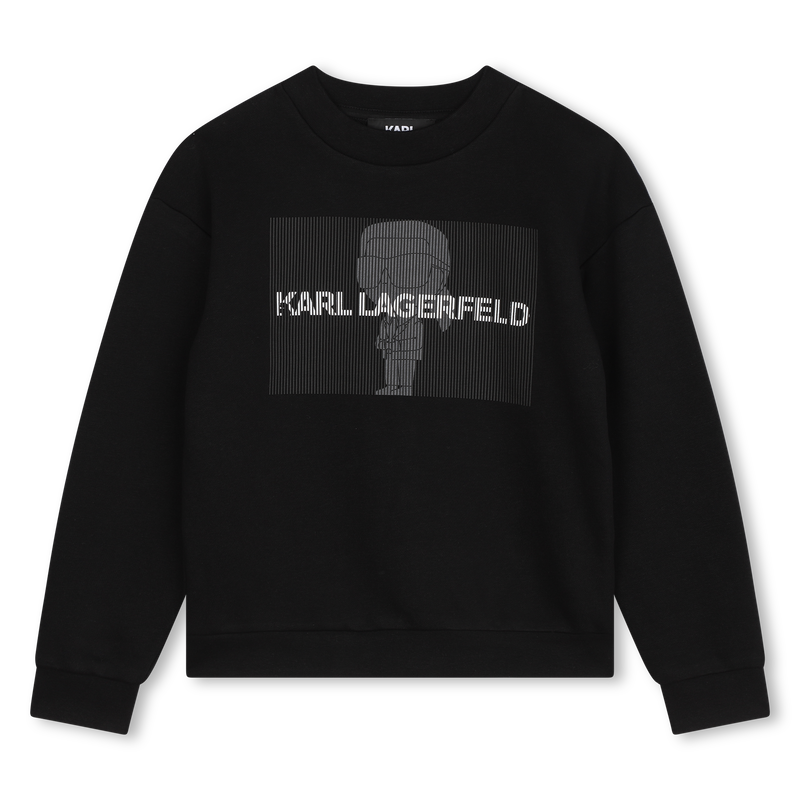 Sweat-shirt molletonn&eacute; KARL LAGERFELD KIDS 
                        GARCON