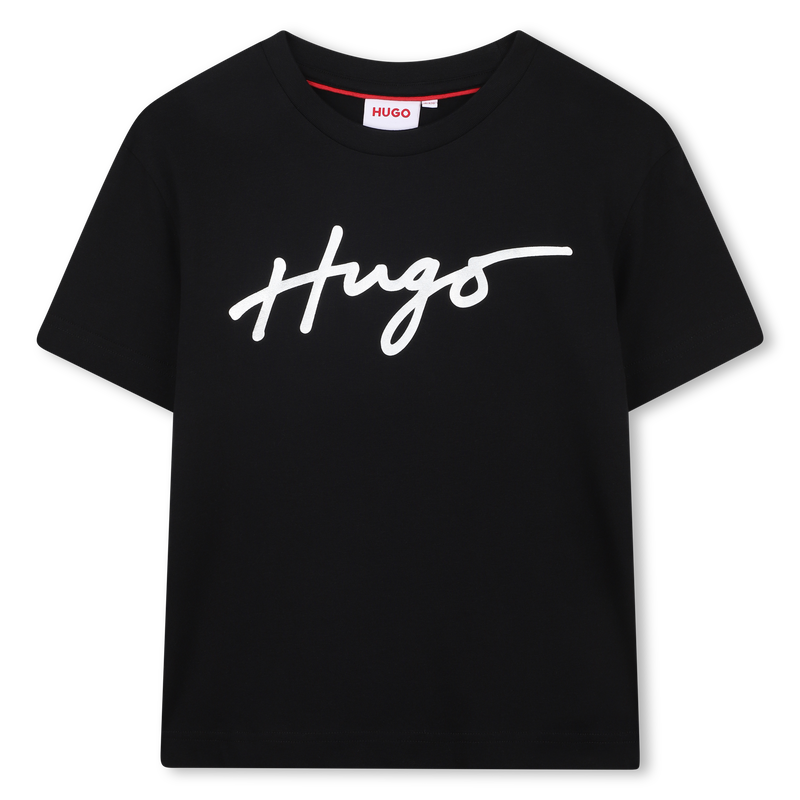 T-shirt &agrave; manches courtes Hugo 
                        FILLE