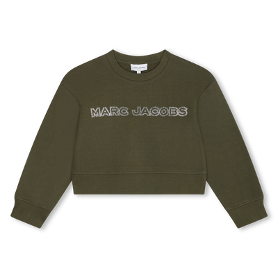 Sweat-shirt court en molleton MARC JACOBS FILLE