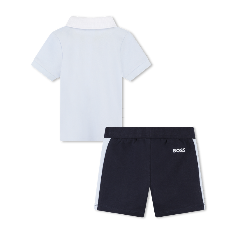Ensemble polo + short BOSS 
                    GARCON