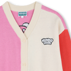 Gilet en maille col v KENZO KIDS 
                    FILLE