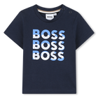 T-shirt &agrave; manches courtes, BLEU CARGO, hi-res