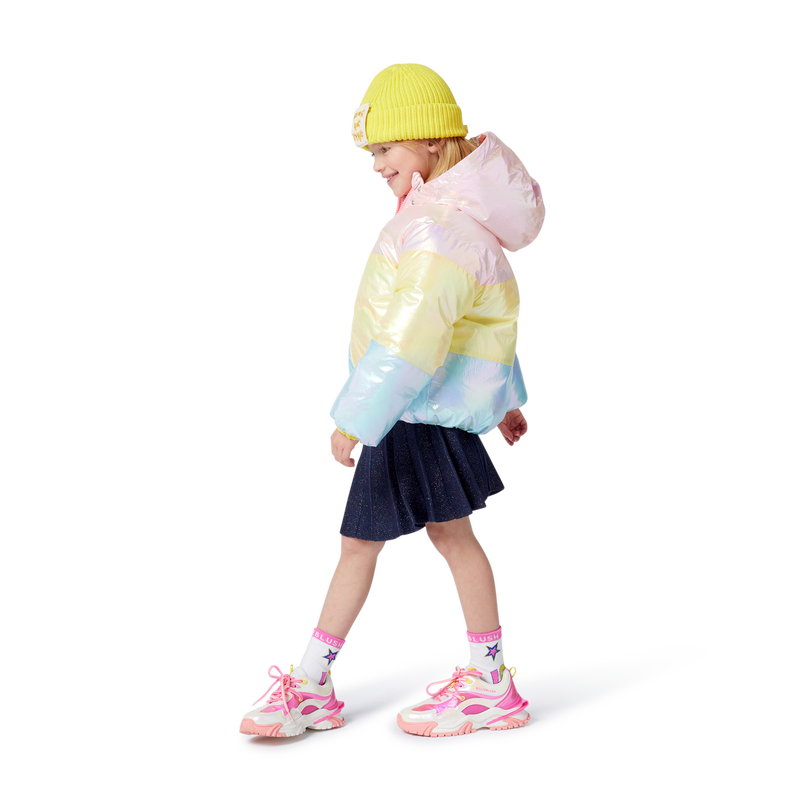Doudoune tricolore à capuche BILLIEBLUSH 
                    FILLE