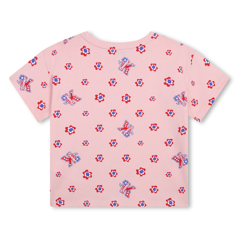 T-shirt manches courtes coton KENZO KIDS 
                    FILLE