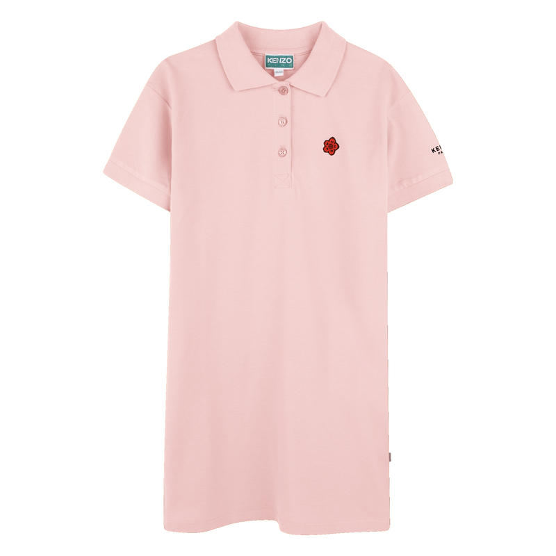 Robe col polo avec badge KENZO KIDS 
                    FILLE