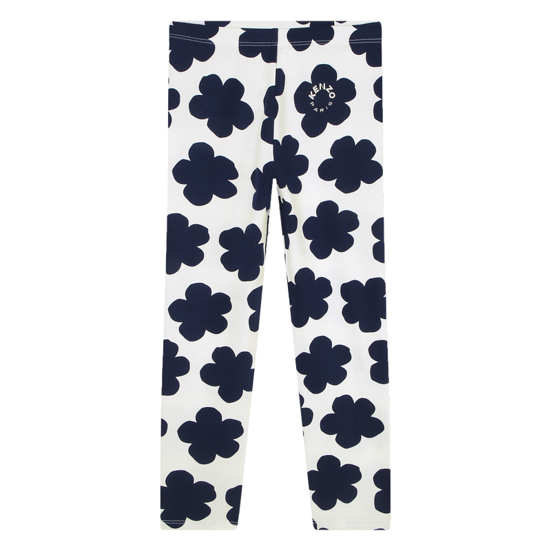 Legging imprimé en coton KENZO KIDS 
                    FILLE