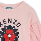 T-shirt bimati&egrave;re avec imprim&eacute; KENZO KIDS 
                    FILLE
