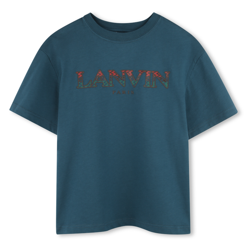 T-shirt à col rond avec sigle LANVIN 
                    GARCON
