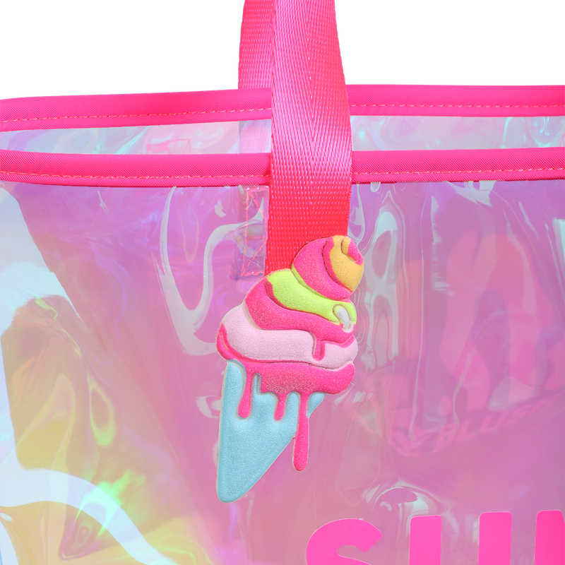 Sac cabas brillant avec badge BILLIEBLUSH 
                    FILLE