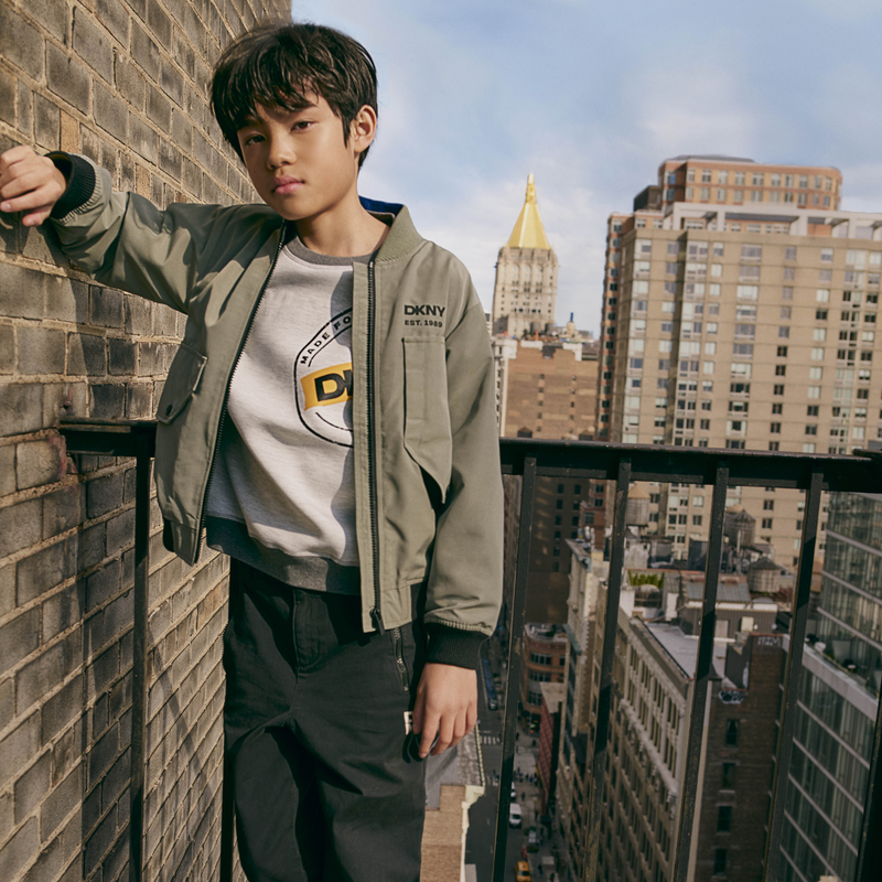 Blouson avec fermeture zippée DKNY 
                    GARCON