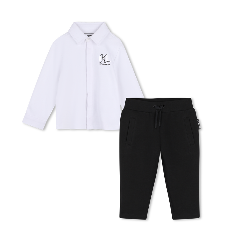 Ensemble chemise et pantalon KARL LAGERFELD KIDS 
                        GARCON