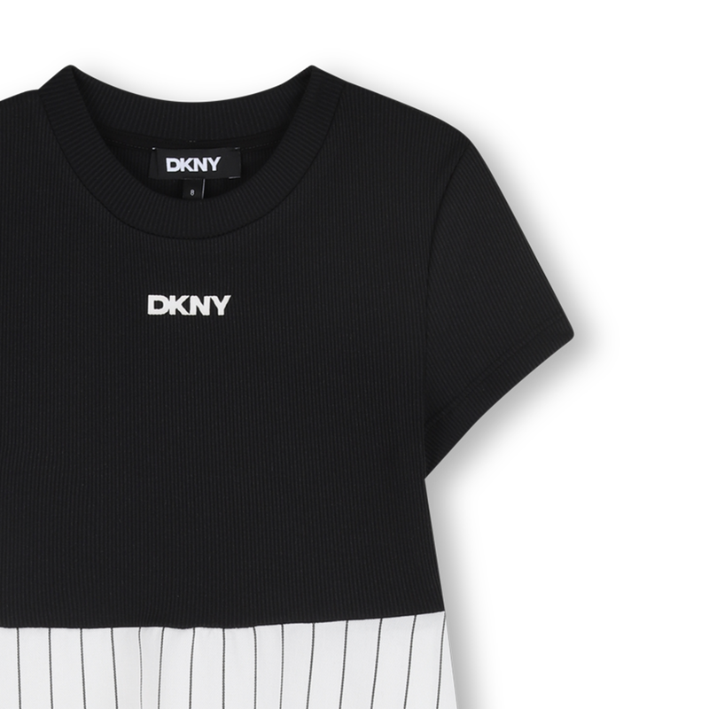 Robe de cérémonie bimatière DKNY 
                    FILLE