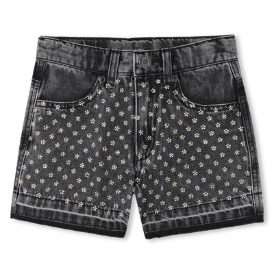 Short en jean avec strass MARC JACOBS FILLE