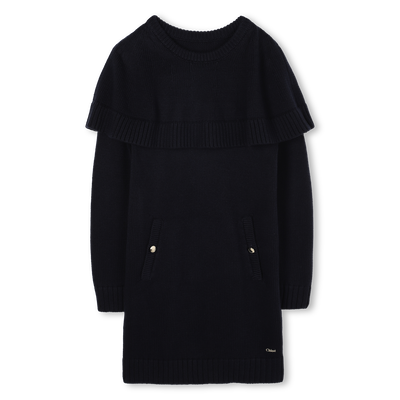 Robe cape en tricot CHLOE FILLE