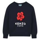 Pull en tricot, BLEU MISTRAL, hi-res