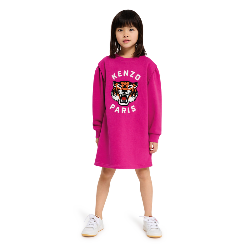 Robe molletonnée à fronces KENZO KIDS 
                    FILLE