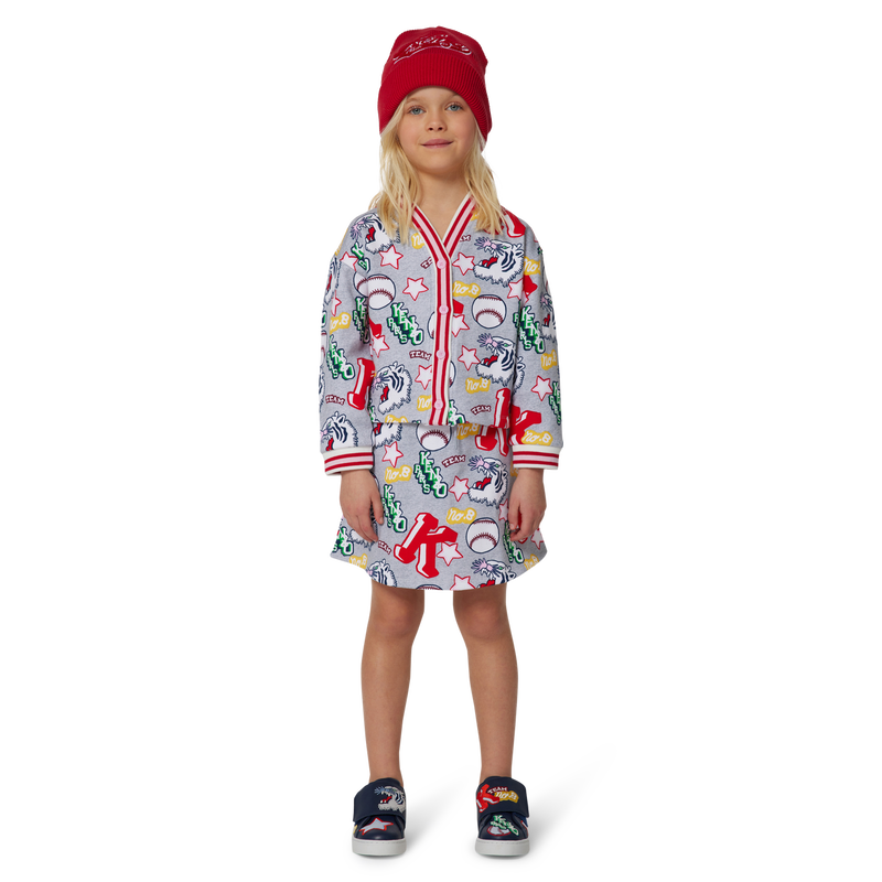 Baskets brodées à bandes auto-agrippantes KENZO KIDS 
                    UNISEXE
