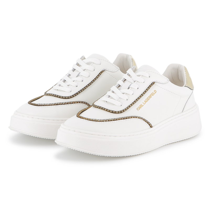 Baskets basse à lacets KARL LAGERFELD KIDS 
                    FILLE