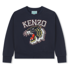 Sweat-shirt brod&eacute; en coton KENZO KIDS 
                    FILLE