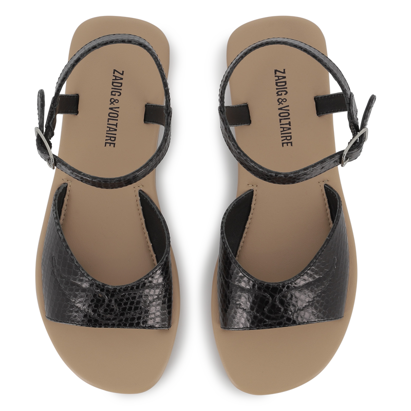 Sandales en cuir à boucle ZADIG & VOLTAIRE 
                    FILLE