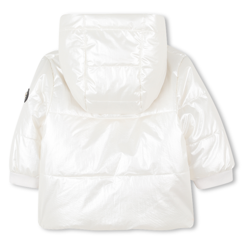 Doudoune brillante à capuche MICHAEL KORS 
                    FILLE