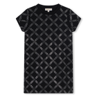 Robe clout&eacute;e &agrave; manches courtes MICHAEL KORS 
                    FILLE