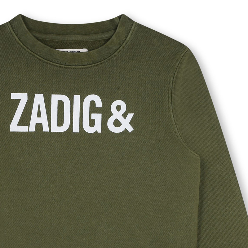 Sweat-shirt en molleton coton ZADIG & VOLTAIRE 
                    UNISEXE