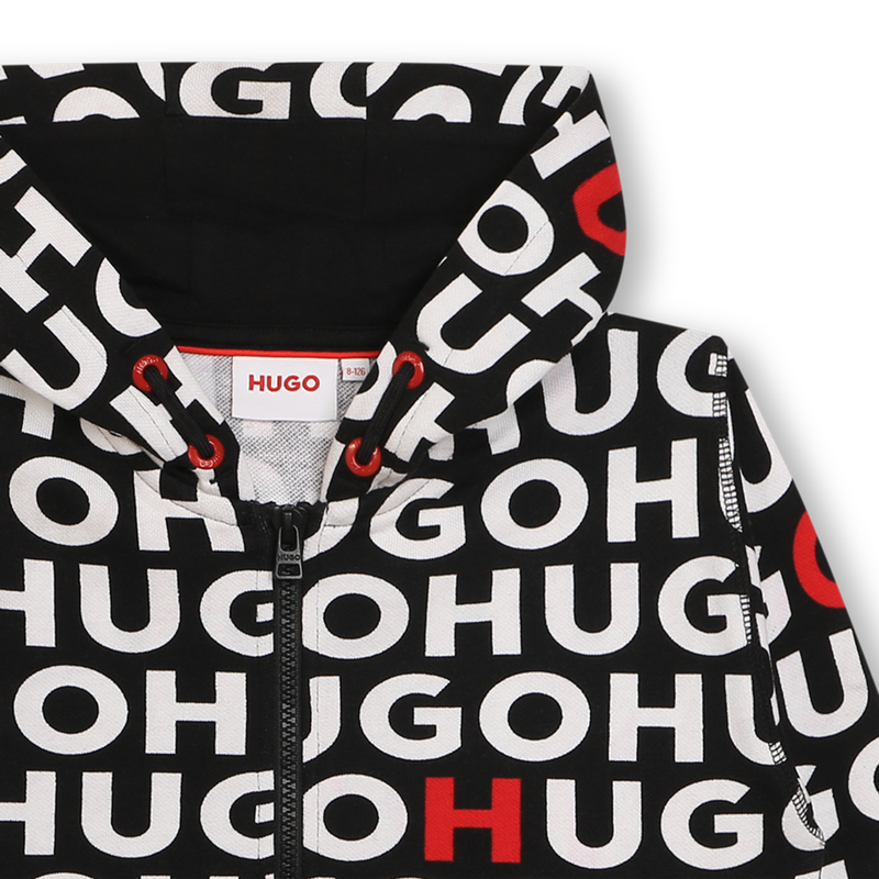 Cardigan molletonné à capuche Hugo 
                    GARCON