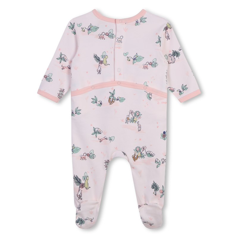 Pyjama, bonnet et bavoir coton KENZO KIDS 
                        FILLE