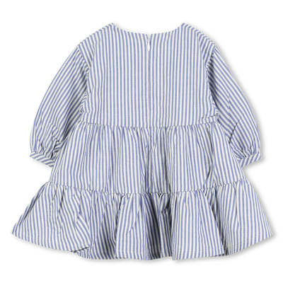 Robe à manches longues bouffantes KENZO KIDS FILLE