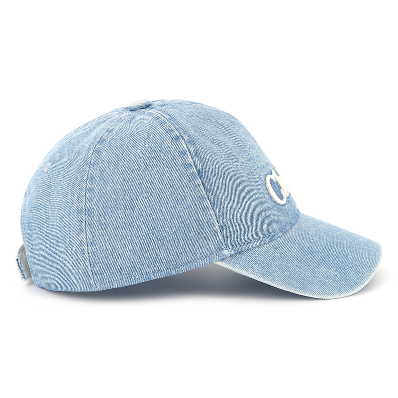 Casquette brodée en jean CHLOE 
                    FILLE