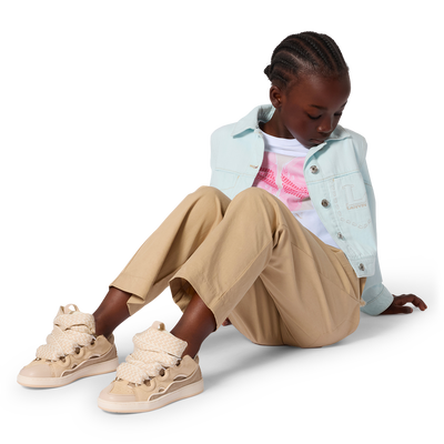 TEE-SHIRT MANCHES COURTES LANVIN FILLE