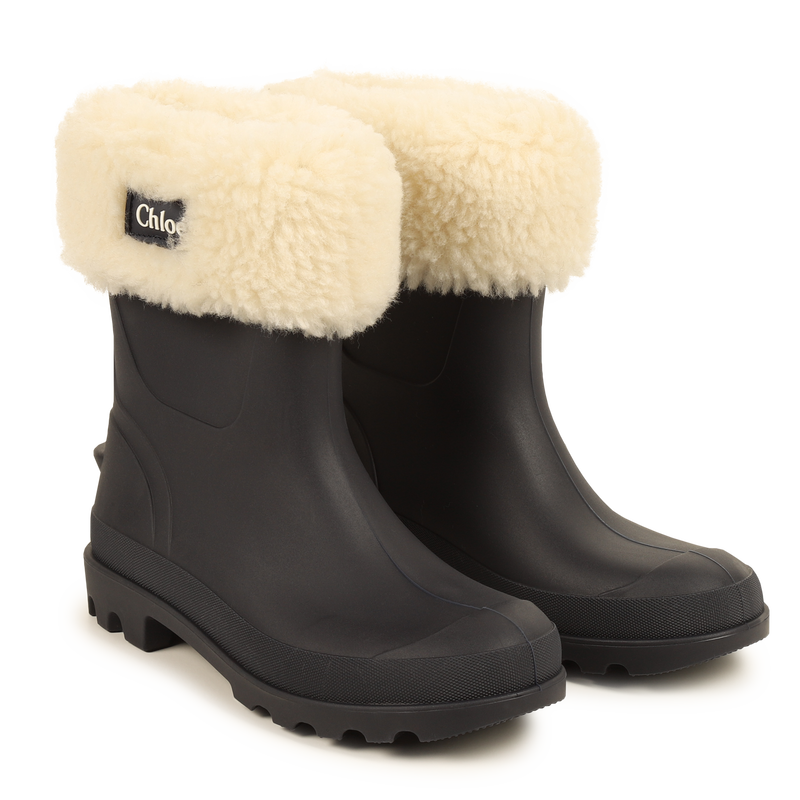 Bottes de pluie en polaire CHLOE 
                    FILLE