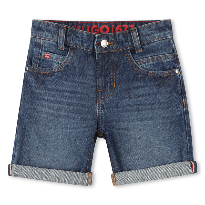 Bermuda en jean 5 poches Hugo 
                    GARCON